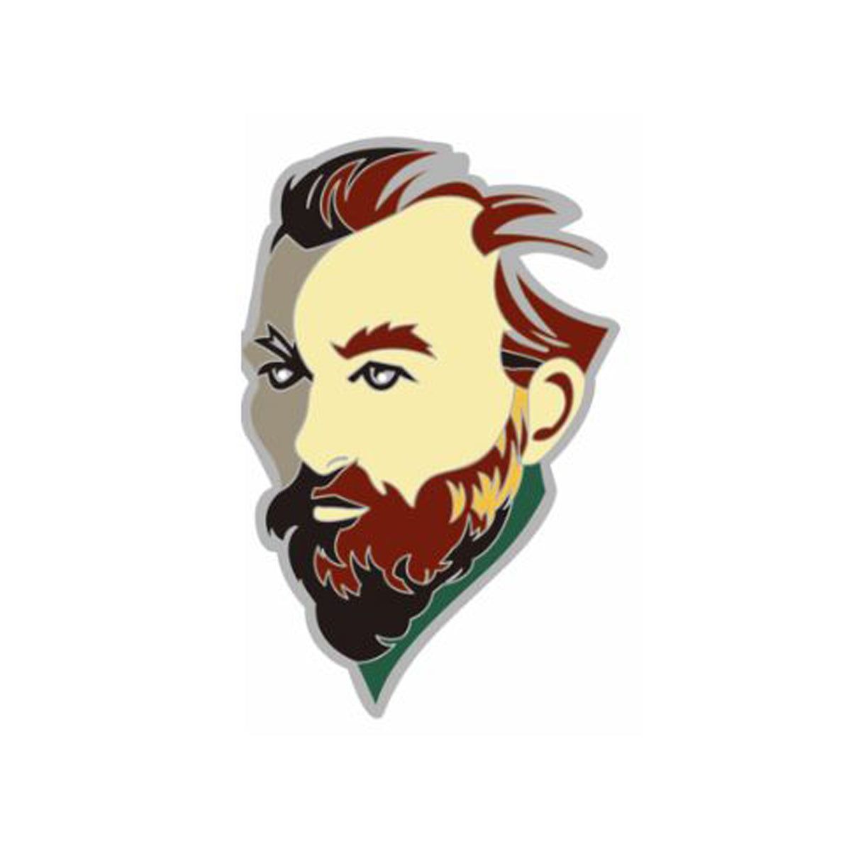 Self Portrait Lapel Pin