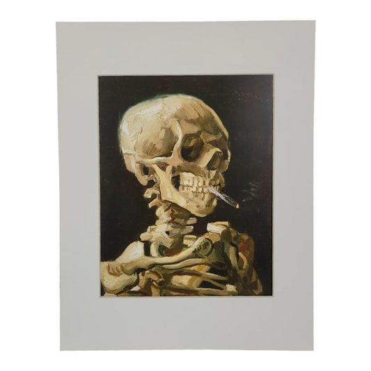 Skull of a Skeleton Matted Print 8x10