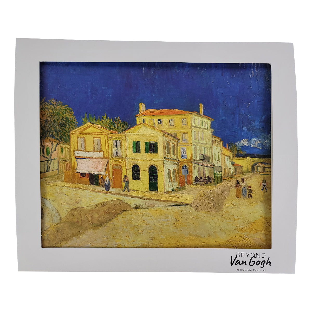 Yellow House Matted Print 8x10