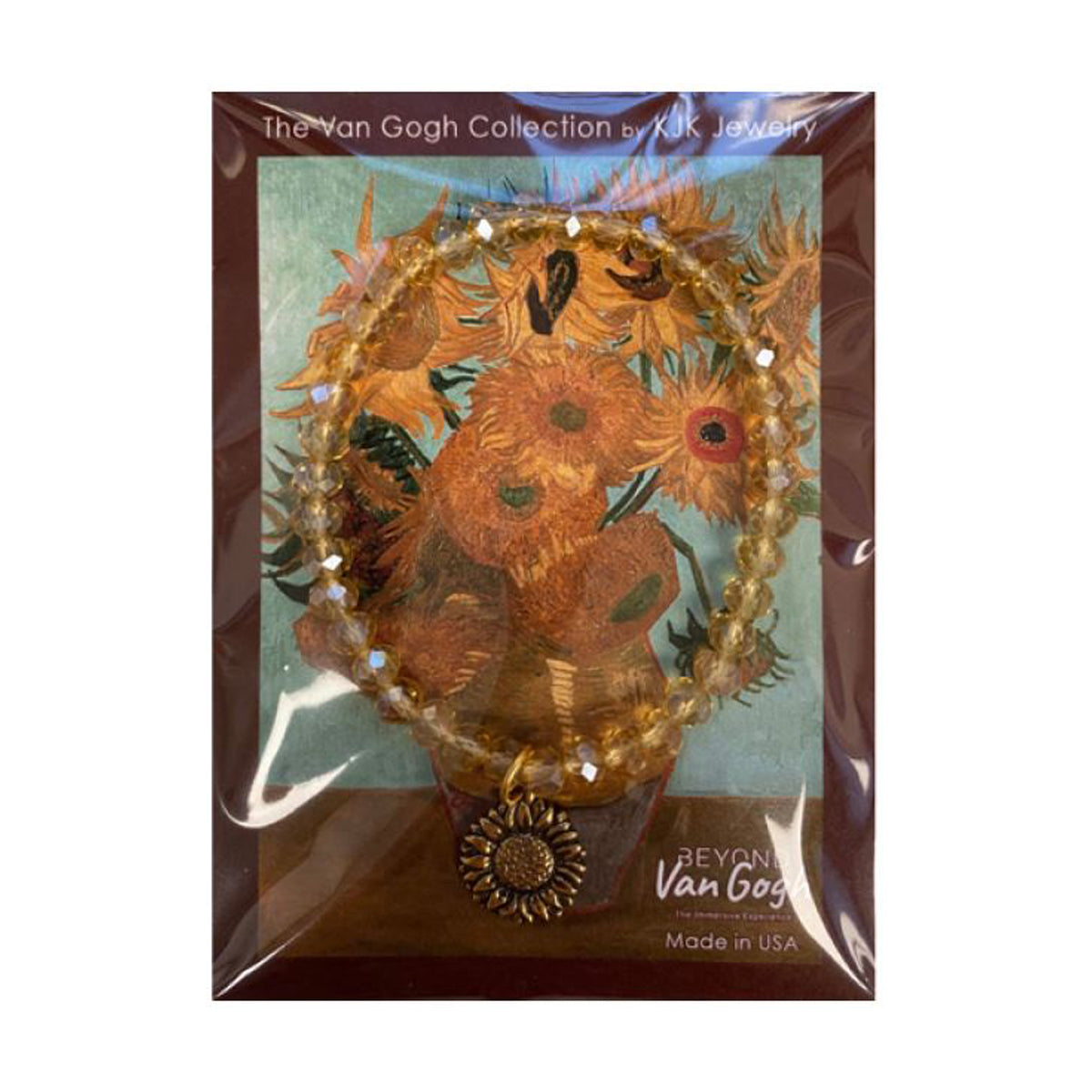 Sunflowers Charm Bracelet